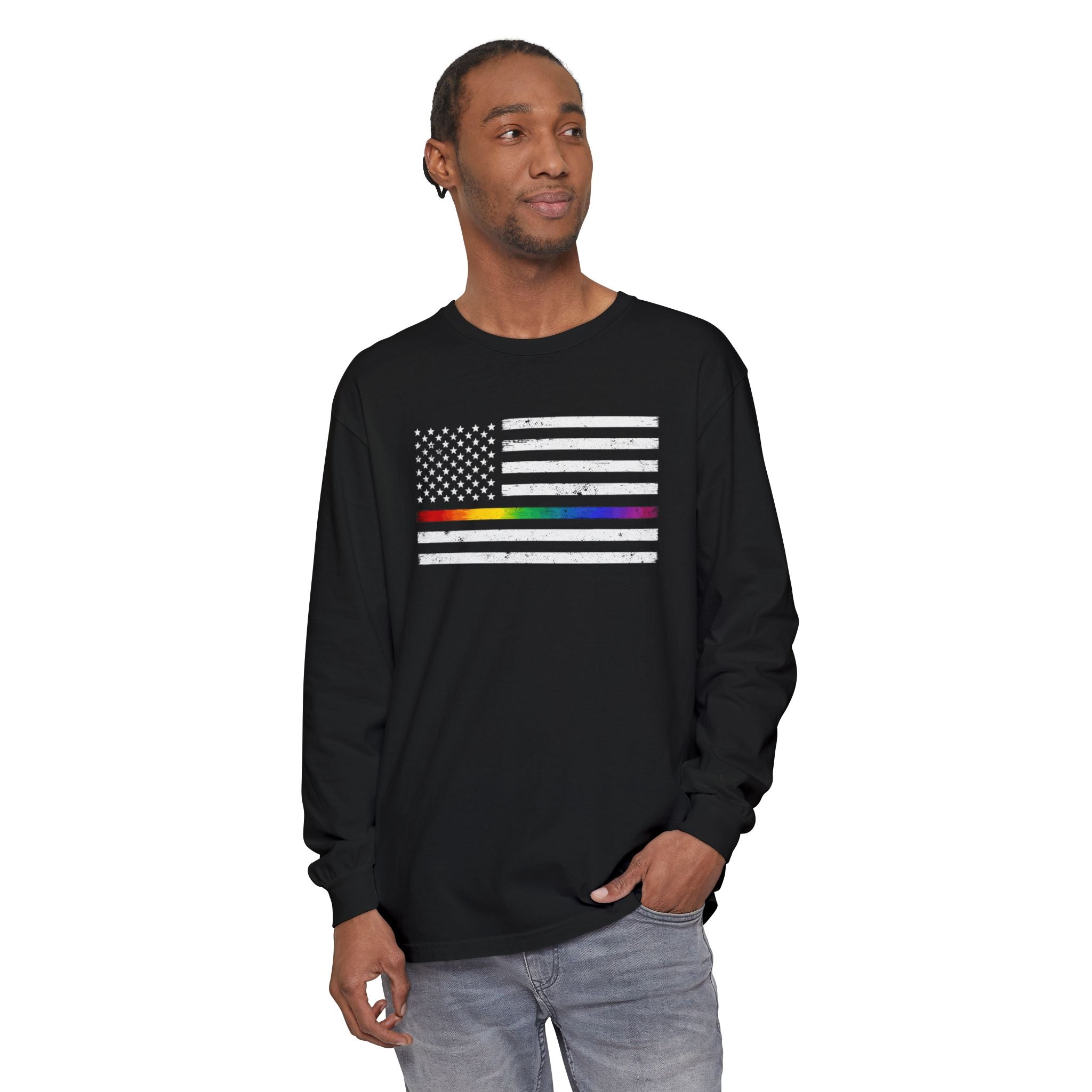 THE LINE UNISEX LONG SLEEVE T