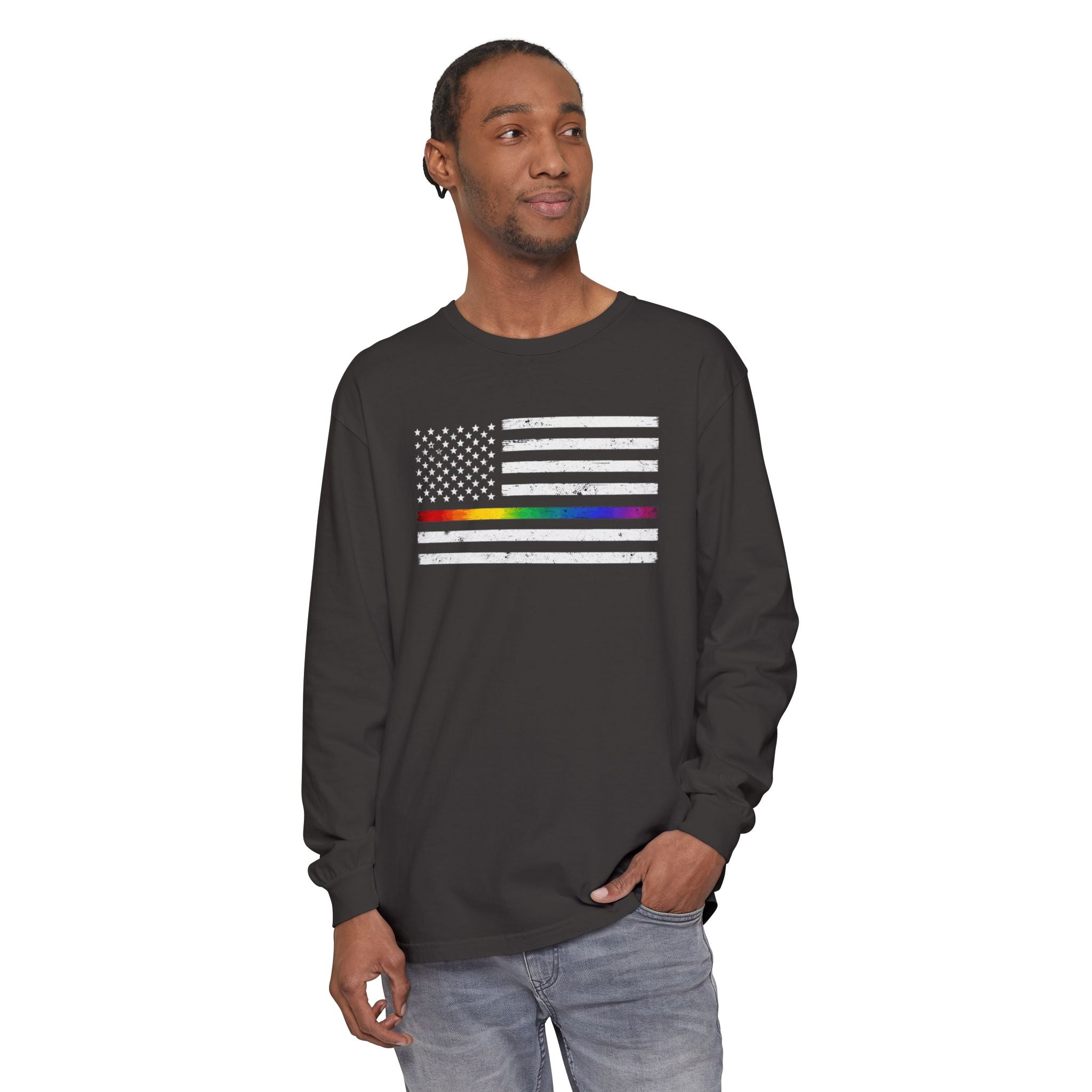 THE LINE UNISEX LONG SLEEVE T